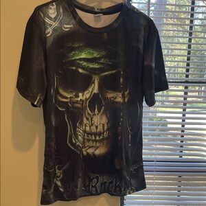 Skull Graphic Black Tee